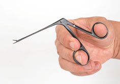 MICRO-pince-auriculaire-HARTMANN-mors-stries-droits-4x08