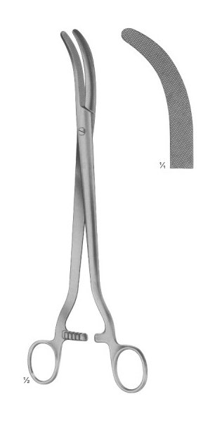 Pince-clamp-WERTHEIM-courbure-prononcee-1x2-griffes-12-5